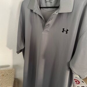 Under Armour Men's Gray Polo